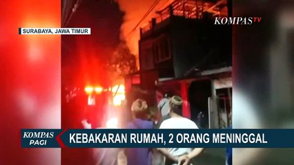 Video herunterladen: Kebakaran Rumah di Surabaya, 20 Mobil Pemadam Kebakaran Dikerahkan