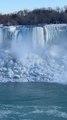 Niagara Falls Get Covered in Snow Due to Cold Weather
