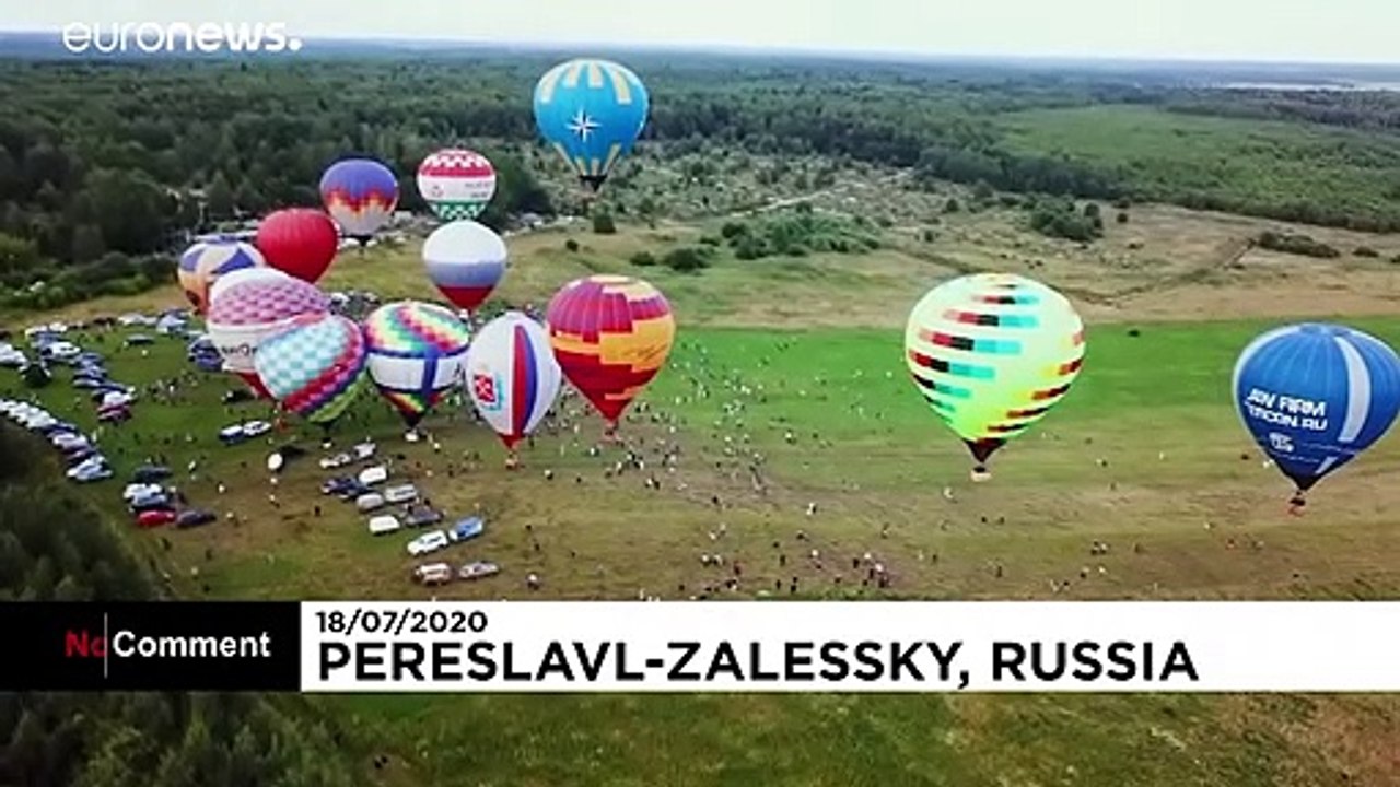 إنطلاق مهرجان المناطيد الملونة في ياراسلافل زاليسكي الروسية