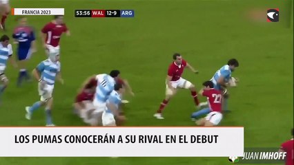 Los Pumas conocerán a su rival en el debut