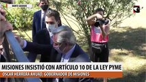 Misiones insistió con artículo 10 de la ley Pyme
