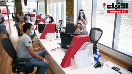 إقبال كبير على شركات الاتصالات والإنترنت في أول يوم عمل