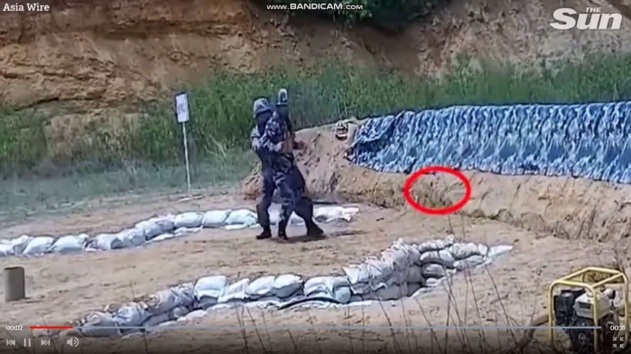 Navy instructor saves inept new recruit from grenade he only managed to lob a few feet