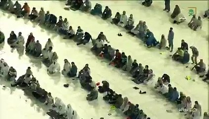 بكاء السديس في أول صلاة تراويح بالحرم المكي بسبب كورونا