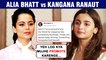 Alia Bhatt VS Kangana Ranaut | Netizens Compare Gangubai Kathiwadi Teaser Thalaivi Teaser