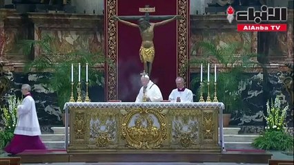 البابا يحتفل بعيد الفصح وحيدا بدون مصلين