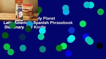 Full version  Lonely Planet Latin American Spanish Phrasebook  Dictionary  For Kindle