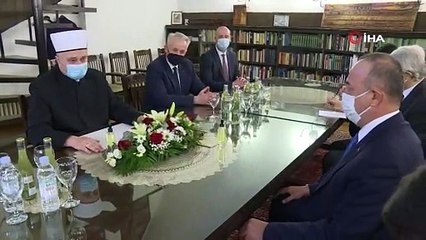 Çavuşoğlu'nun Hırvatistan'daki Müslümanlarla buluşmasında duygusal anlar