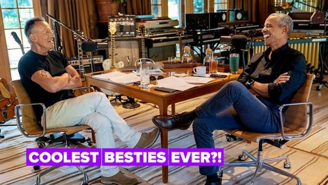 Barack Obama and Bruce Springsteen have a new podcast together