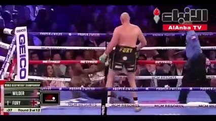 بالفيديو بالضربة الفنية القاضية فيوري يجرد وايلدر من لقب الوزن الثقيل