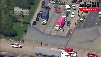 فيضان في هيوستن إثر انفجار أنبوب لضخ الماء