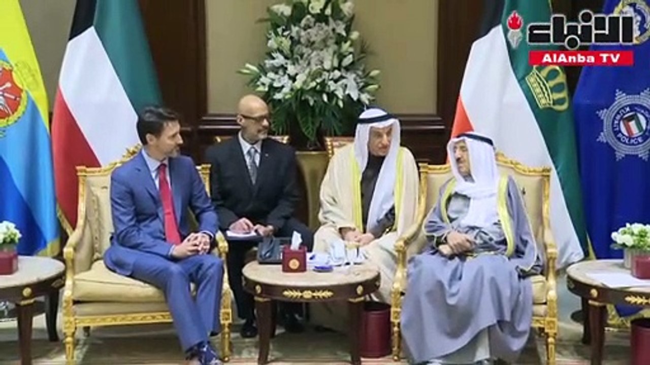صاحب السمو استقبل ولي العهد والغانم ورئيس برلمان العراق والخالد ورئيس وزراء كندا واعتمد أوراق سفراء أميركا والبحرين وليبيا