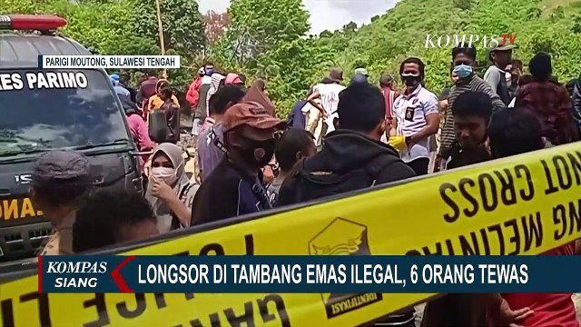 23 Korban Longsor Tambang Emas Ilegal Dievakuasi, 6 Diantaranya Tewas