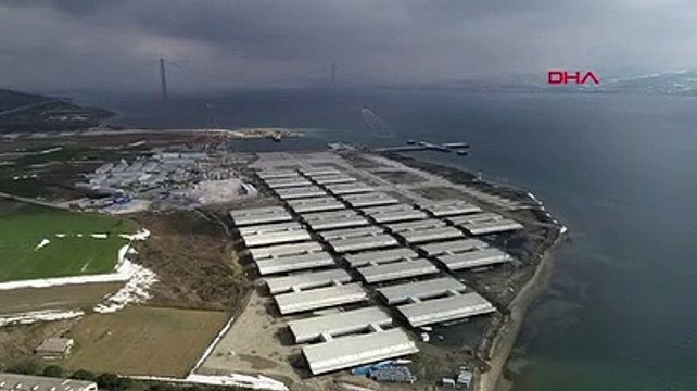 1915 Çanakkale Köprüsünün 23üncü tabliye bloğu geldi