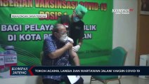 Tokoh Agama, Lansia dan Wartawan Jalani Vaksin Covid-19