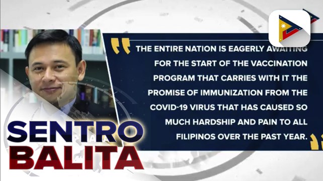 Mga senador, umaasang magiging maayos ang lahat para sa COVID-19 vaccination sa bansa; mahalagang papel ng LGUs sa vaccination program, binigyang diin ni Sen. Zubiri