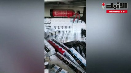 إحالة مركبة ملغمة بالسجائر إلى الجمرك البري