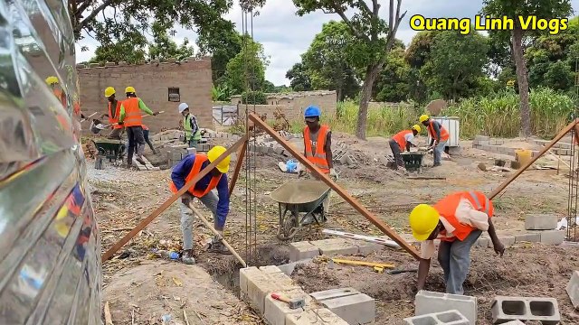Hành Trình Xây 4 Nhà Tặng TEAM | (TẬP 3) Dựng Cột & Đổ Bê Tông Nhà Cho VICTORI