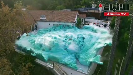 يحدث بركانا في منزله لتحقيق أكثر مشاهدة على يوتيوب