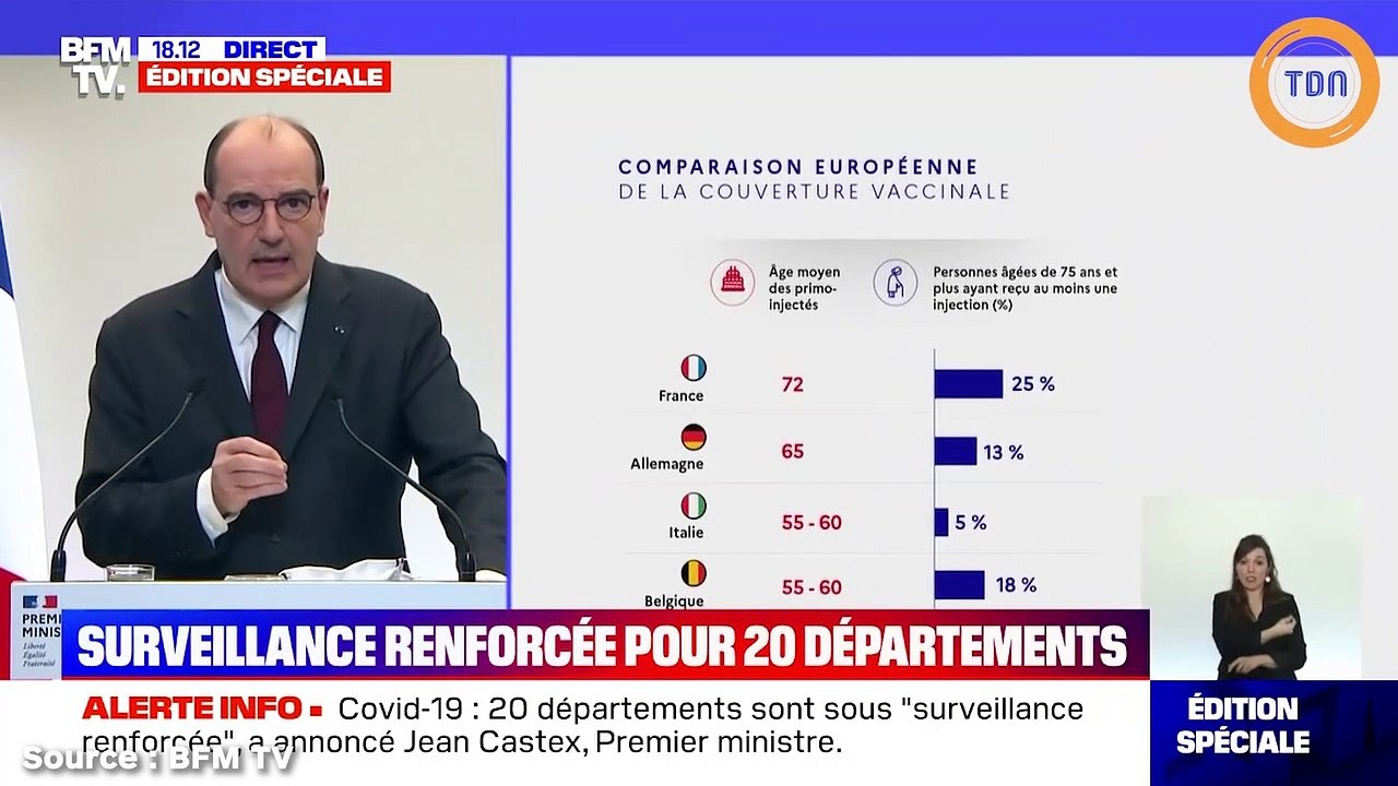 Point Covid-19 de Jean Castex : les couleurs du drapeau français qui ont été inversées ne sont pas passées inaperçu