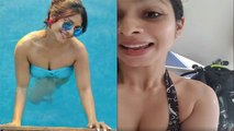 Tanisha Mukherjee का Bikini में दिखा बेहद Hot अवतार । देखें Video । Boldsky