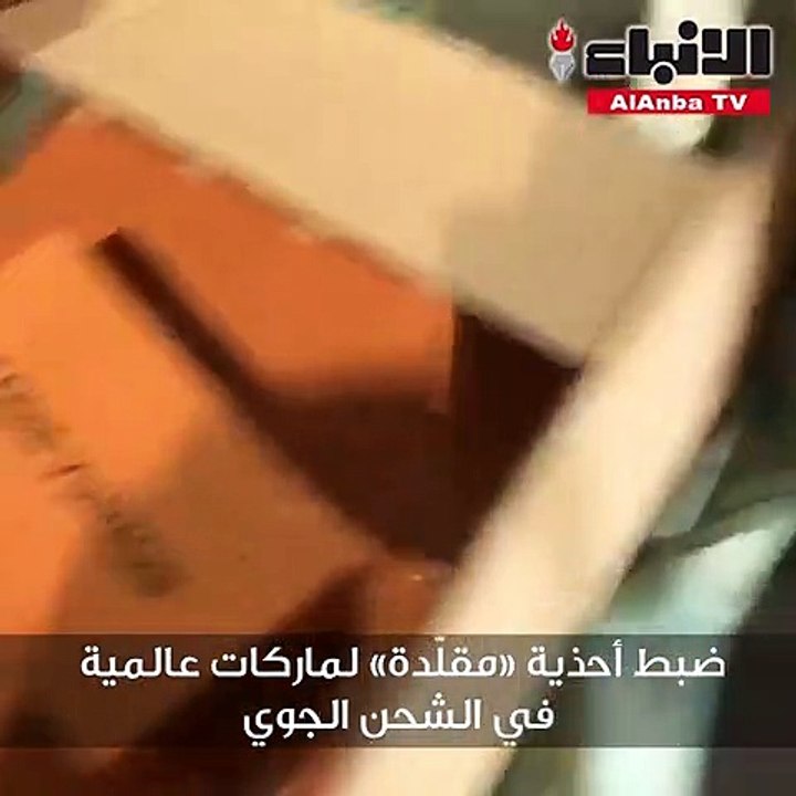 ضبط أحذية «مقلّدة» لماركات عالمية في الشحن الجوي