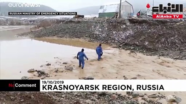 بالفيديو إنهيار سد في منجم للذهب بروسيا يودي بحياة 19 عاملا