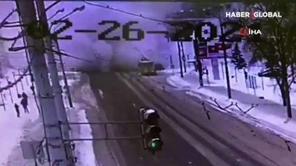 Kafede korkunç patlama kamerada