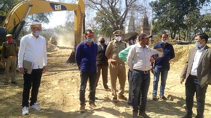 अमेठी डीएम अरूण कुमार ने किया रेल अंडर पास का निरीक्षण