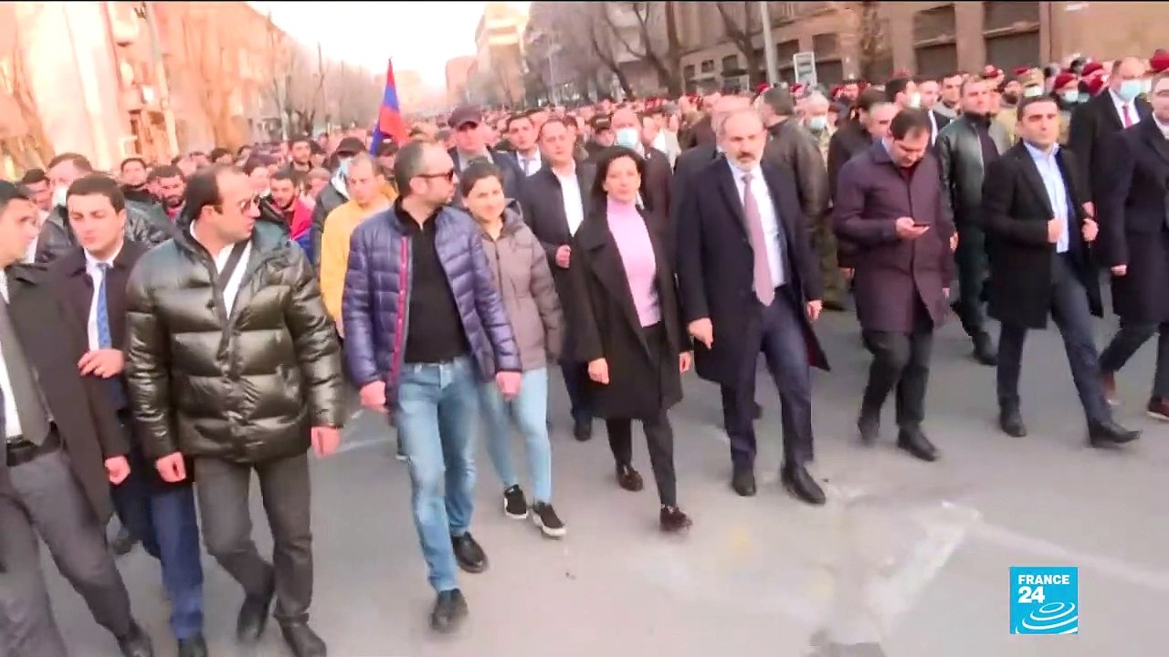 Armenia opposition supporters rally in Yerevan, demand Pashinyan's resignation