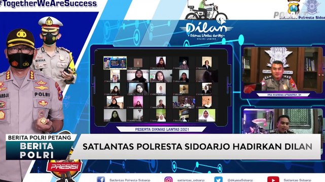 Satlantas Polresta Sidoardjo Hadirkan Dilan