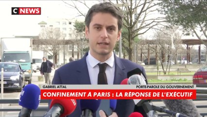 Gabriel Attal : «Hier la mairie de Paris exigeait un reconfinement strict de la capitale et aujourd’hui il me semble qu’il n’en est plus question (...) Je ne suis pas là pour faire la leçon»