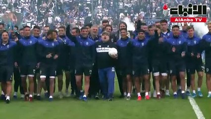 مارادونا يعود إلى الأرجنتين لتدريب خيمناسيا لا بلاتا