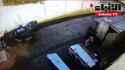 موظف في مطار ينجو بأعجوبة من تحطم طائرة بجانبه