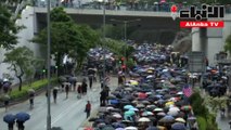 هونغ كونغ: مظاهرات جديدة «تحت الأمطار» وسط مخاوف من رد فعل بكين