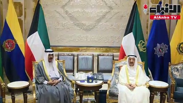 صاحب السمو استقبل ولي العهد ورئيسي السلطتين