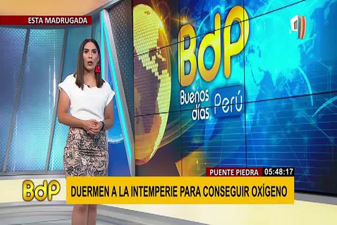 Cientos duermen a la intemperie para conseguir oxígeno en Puente Piedra