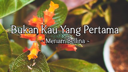 Meriam Bellina - Bukan Kau Yang Pertama (Official Lyric Video)