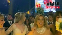 بكاء والدة وشقيقات فنانة مصرية في حفل زفافها