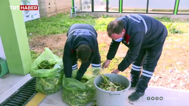 Sebze meyve atıklarından organik gübre üretiliyor