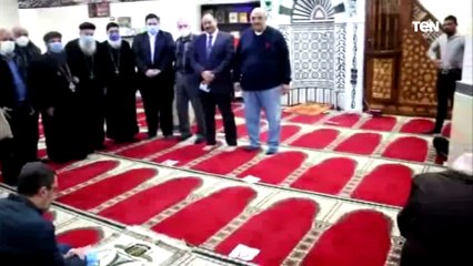 كاميرا "تن"ترصد مشاركة وفد كنسي في افتتاح مسجد مجاور لكنيسة في المحلة