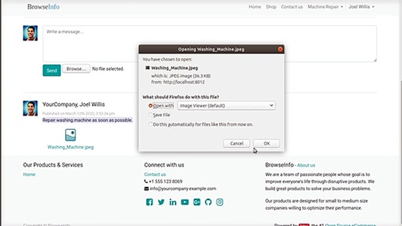 How to Manage Repair Order Process and Workflow for Machine and product to Manufacturers | Odoo