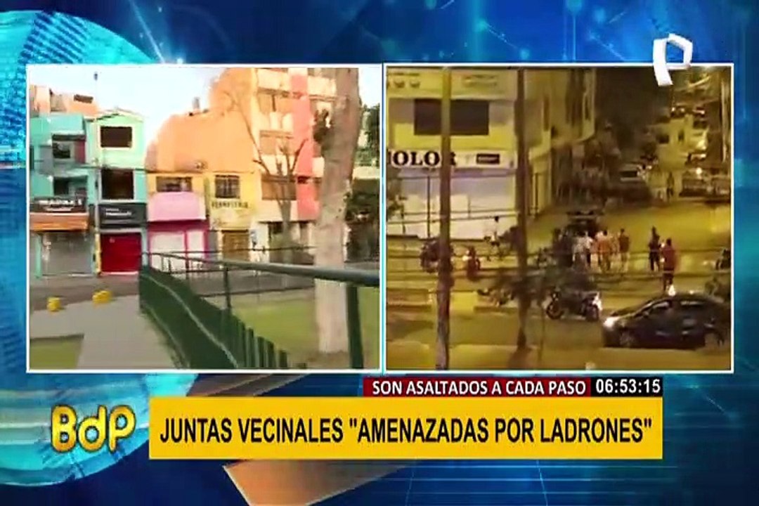 Vecinos denuncian que viven a merced de la delincuencia en Los Olivos