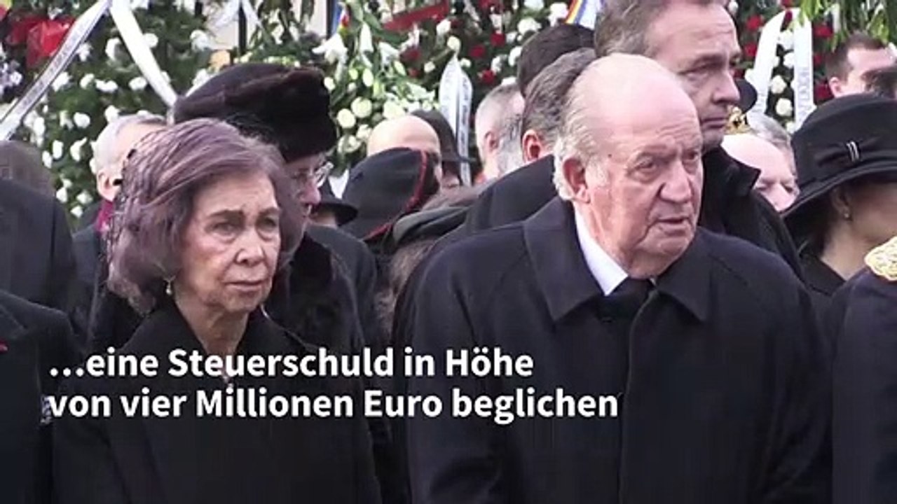 Spaniens Ex-König Juan Carlos begleicht Millionen-Steuerschuld
