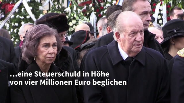 Spaniens Ex-König Juan Carlos begleicht Millionen-Steuerschuld