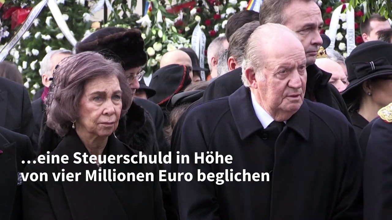 Spaniens Ex-König Juan Carlos begleicht Millionen-Steuerschuld