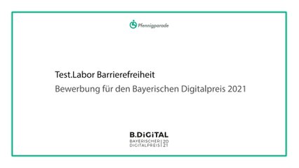 Test.Labor Barrierefreiheit - Bewerbung für b.digital 2021