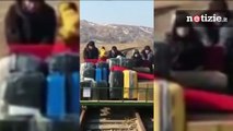 Corea del Nord,  diplomatici russi passano il confine su un carrello ferroviario spinto a mano