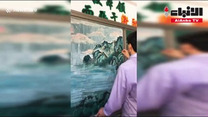 فنان صيني مبدع 🎨