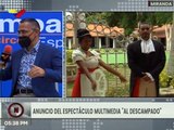 Min. Ernesto Villegas presenta propuesta artística del espectáculo multimedia 